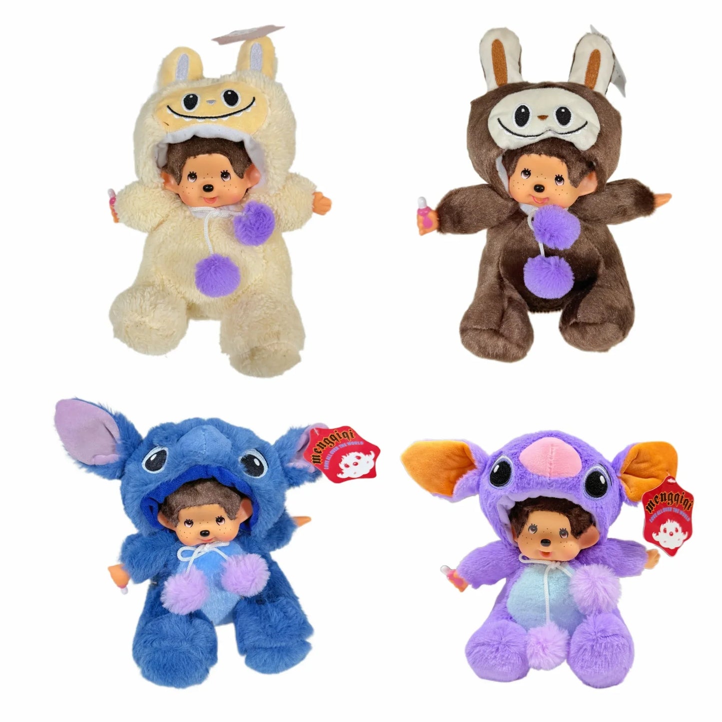Disney 20cm Kawaii Plush Toy – Stitch Mickey Totoro Stellalou Linabell Stuffed Doll Gift