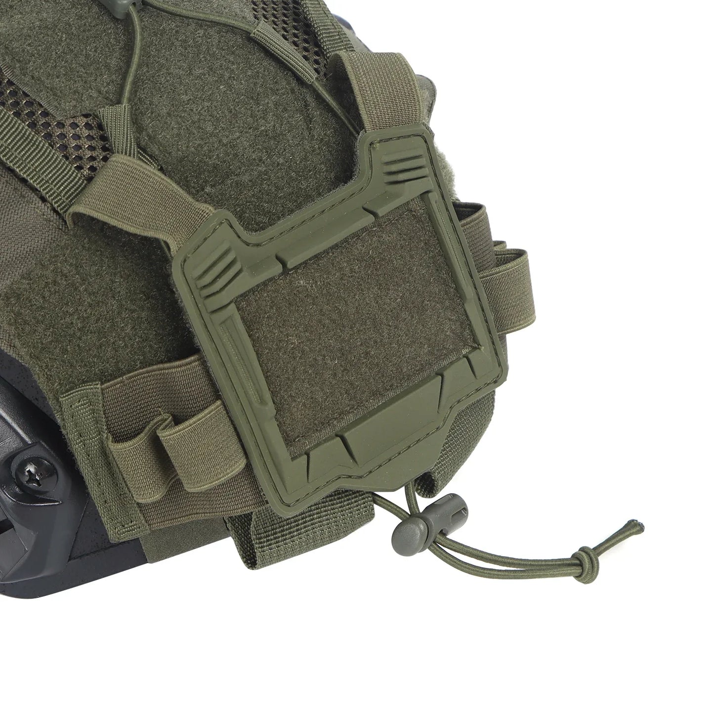 Tactical Helmet Cover Set – Hybrid Mesh Cover for Maritime, Bump & Ballistic Helmets with NVG Battery Pouch for Hunting