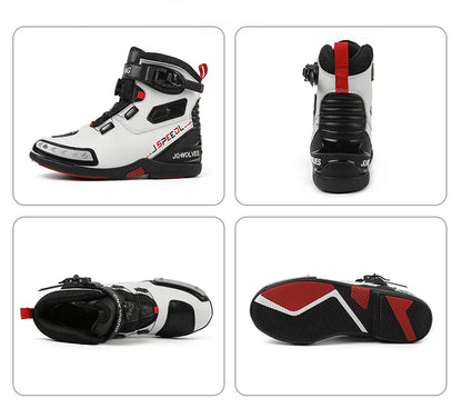 New Motorcycle Boots for Men & Women – Anti-Slip Winter Riding Sneakers for Bicycle, Mountain Racing & Road Speed, Autumn Ready
