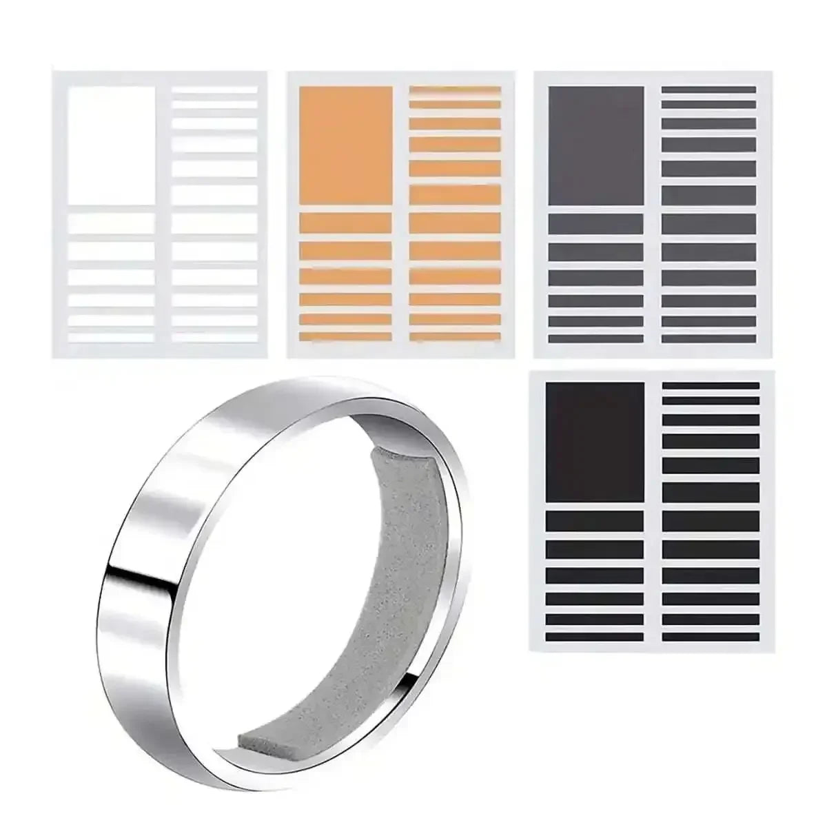 4PCS Ring Size Adjuster - Colorful EVA Sizing Pads for Loose Rings & Jewelry Fit Correction
