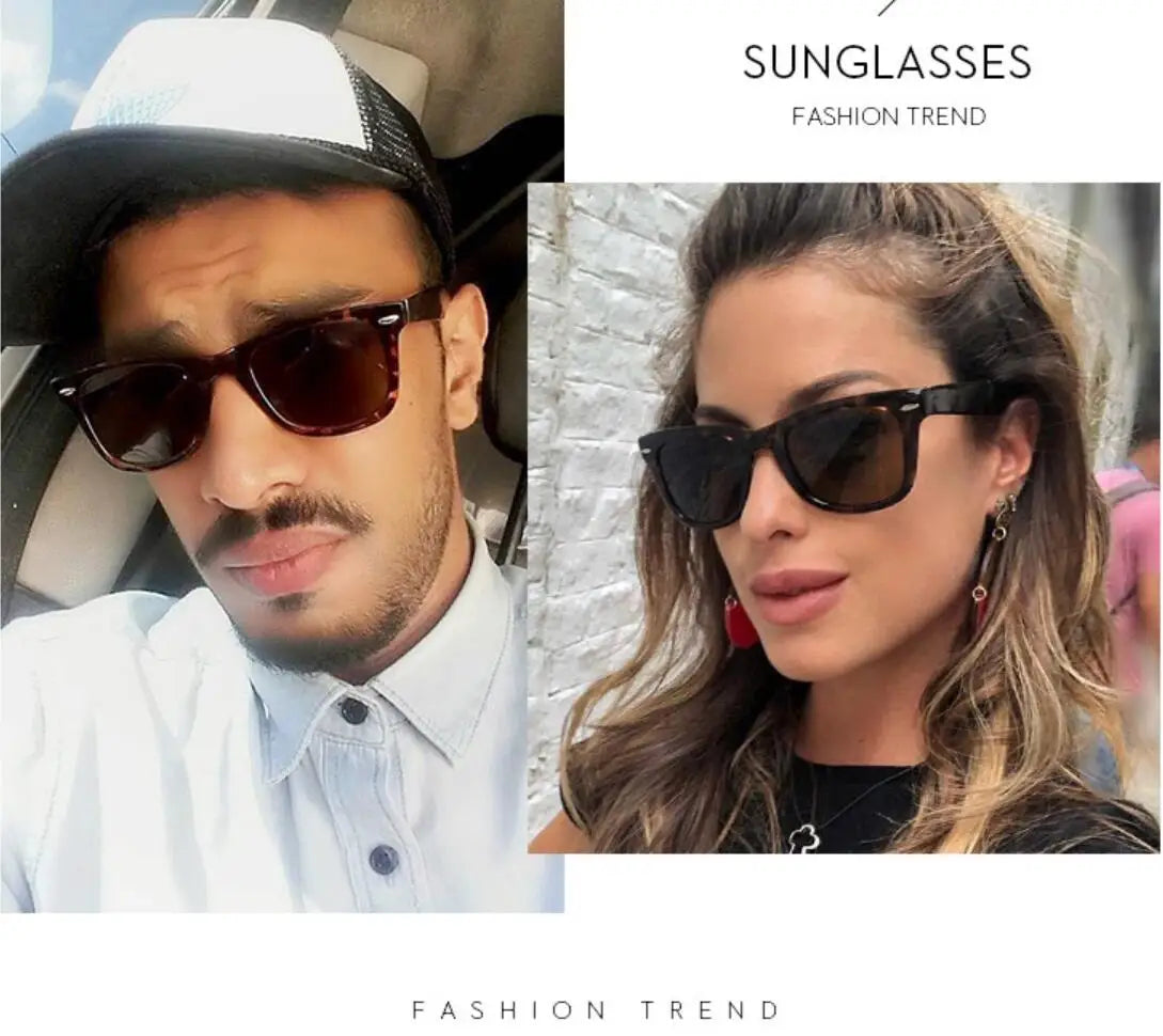 Luxury 2140 Polarized Sunglasses – Men & Women Vintage Square UV400 Shades for Driving & Fishing