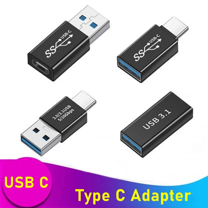 Tongdaytech Type C OTG USB Adapter – USB-C Male to USB-A Female Converter for MacBook, Samsung S20, OTG Connector
