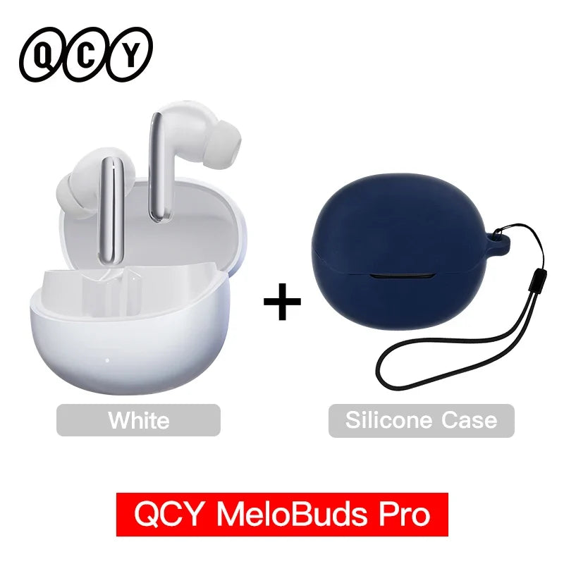 QCY MeloBuds Pro ANC Earbuds - Bluetooth 5.3 Wireless Hi-Res LDAC Headphones with 46dB Noise Cancellation