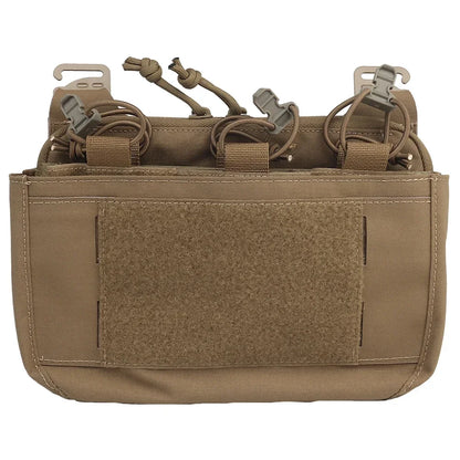 G-Hook DOPE Front Flap Double Stack Abdominal Fanny Pack – Triple Magazine Kangaroo Pouch for FCPC/FCSK Plate Carrier Vest