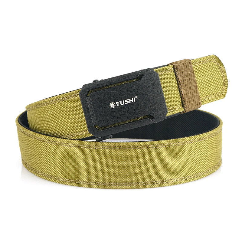 VATLTY Military Belt for Men – Sturdy Nylon with Metal Automatic Buckle, Tactical Police Duty & Outdoor IPSC Accessories