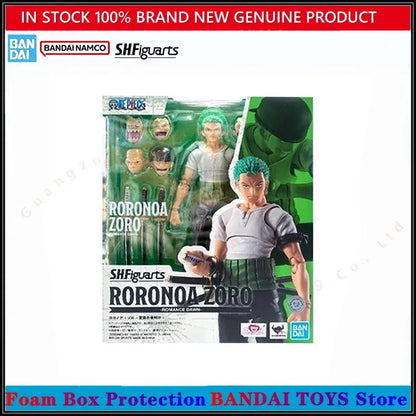 Bandai One Piece SHF Anime Figure Model Kit — Monkey D. Luffy, Nami, Shanks, Roronoa Zoro Romance Dawn