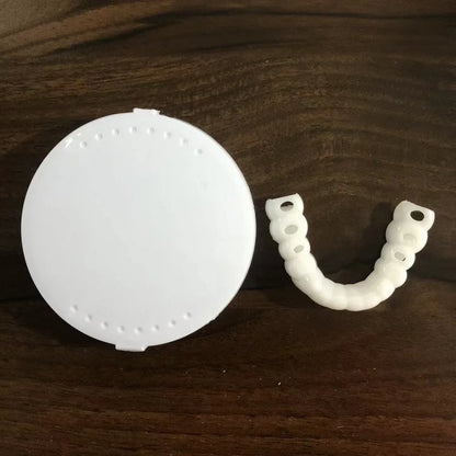 Upper & Lower Fake Teeth Covers – Comfortable Flexible Veneers for Whitening, Braces, and Fun Toy Use