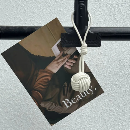 Luxury PU Leather Handmade Weave Ball Bag Pendant – Fashionable Handbag Charm Accessory, Creative Decorative Keychain Gift for Women