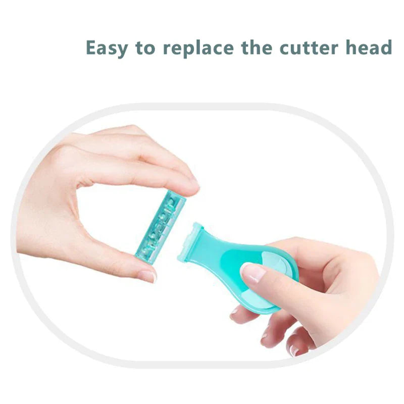 Mini Hair Removal Razor for Women — Portable Stainless Steel Shaving Knife for Body & Private Parts
