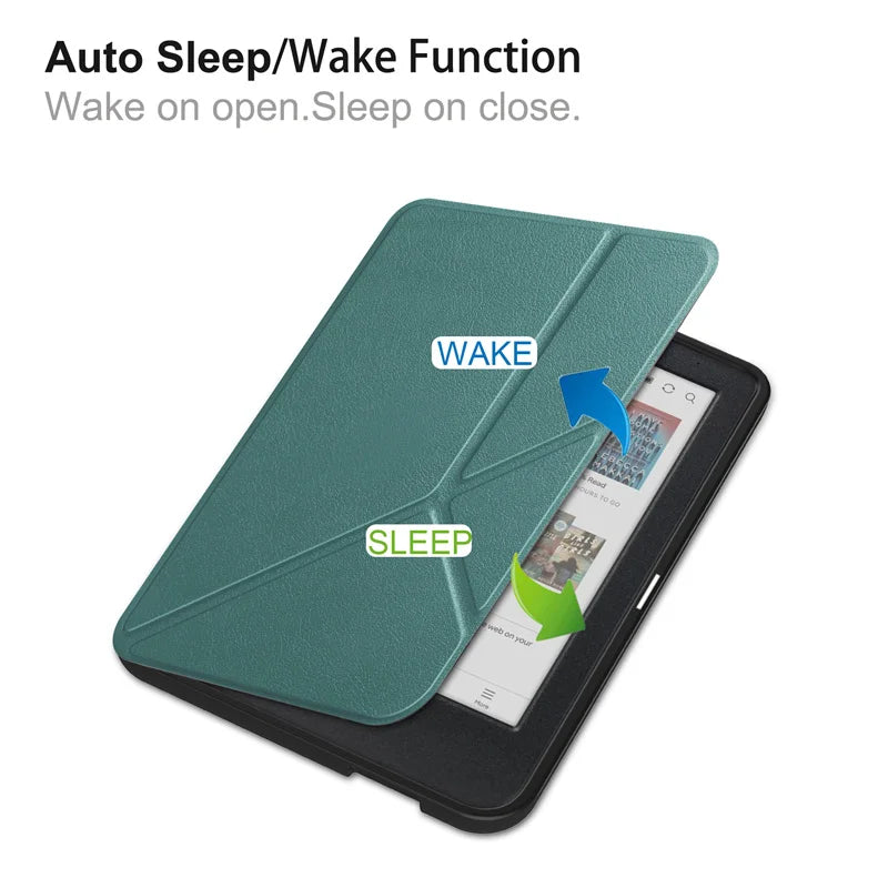 Funda Case for Kobo Clara Colour 2024 – Multi-Fold Magnetic Cover, Auto Sleep, Fits Kobo Clara 2E & Clara BW (6")