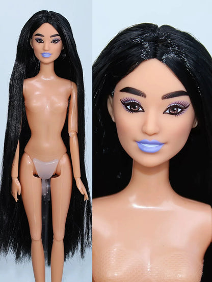 32cm Supermodel BJD Doll — Nude Fashion Princess with 12 Movable Joints, 1/6 Dress-Up Toy Limited Edition Gift