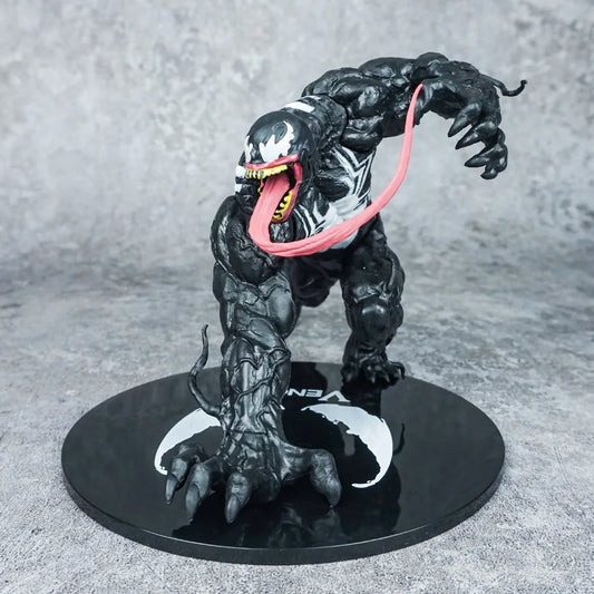 2024 Venom PVC Figure — Lying Position Venom Villain Alliance Spider-Man Anime Handmade Model Doll