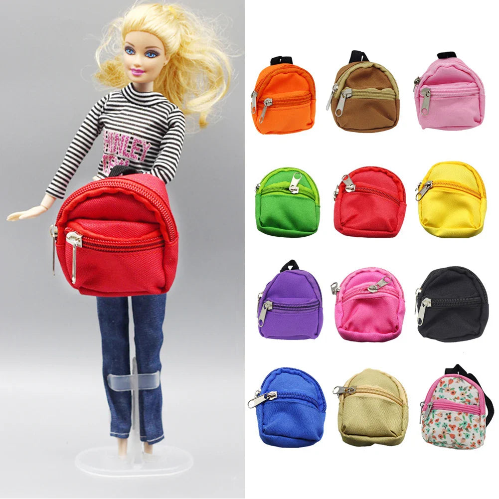 Labubu 15–17cm Doll Backpack – Handmade BJD Doll Bag & Clothing Accessory