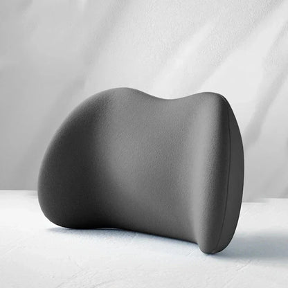 Memory Foam Car Headrest & Lumbar Support Cushion – Ergonomic Neck and Back Pillow for Car & Office Chair