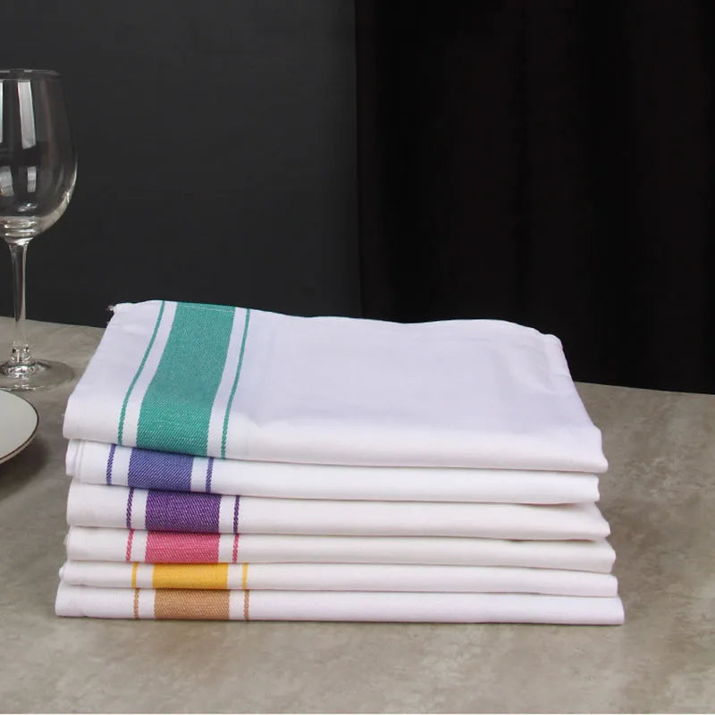 European Cotton Kitchen Towel Placemat — Thickened Cup Cloth Mat for Restaurant & Home