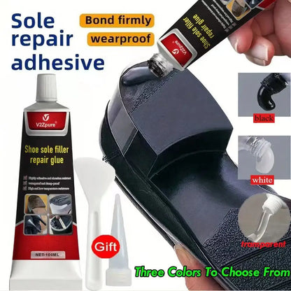 Shoe Sole Repair Glue Kit - Waterproof Quick-Dry Adhesive for Crack Filling and Wear-Resistant Repair