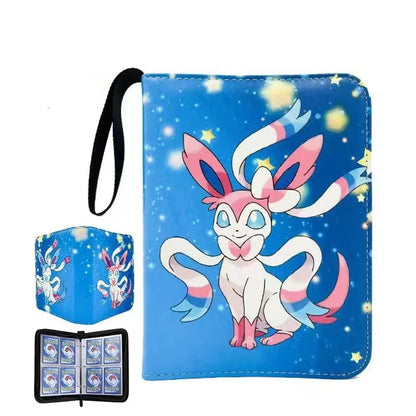 2025 Pokémon Card Album – 400pcs & 900pcs PU Zipper Collection Book for Cards, Photo Storage, Kids’ Toys & Gifts
