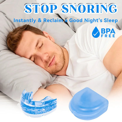 Anti-Snore Mouth Guard for Bruxism – Stop Snoring & Sleep Apnea Aid, Teeth Protection Night Mouthpiece