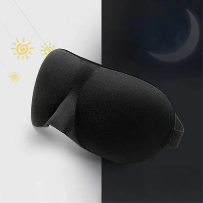 3D Sleeping Eye Mask – Soft Padded Travel Blindfold for Rest, Relaxation & Eye Comfort