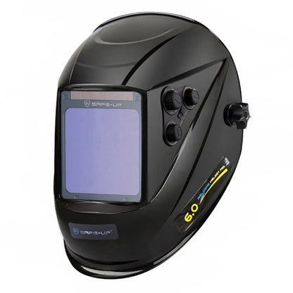 Auto Darkening Welding Helmet – TRUE Color 1/1/1/1 Large View 100x97mm with 4 Sensors for MIG/MAG/MMA