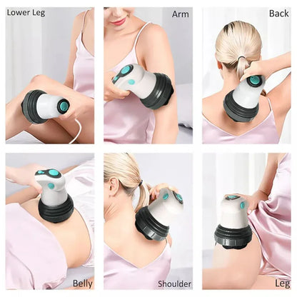 Electric Body Massager — Portable Anti-Cellulite & Stress Relief Health Care Massager for Full Body Relaxation