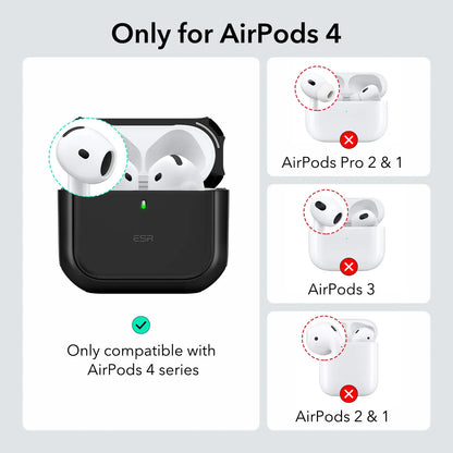 ESR MagSafe Case for AirPods 4th Gen (2024) – Drop Protection Cover with HaloLock for AirPods Pro 1st/2nd Gen (2023/2022)