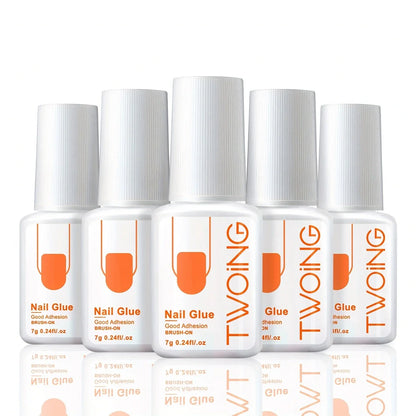 5pcs/2pcs Super Strong Nail Glue – 7g for False Nails, Acrylic, Press-On & Nail Art Decoration, Lasting Adhesion