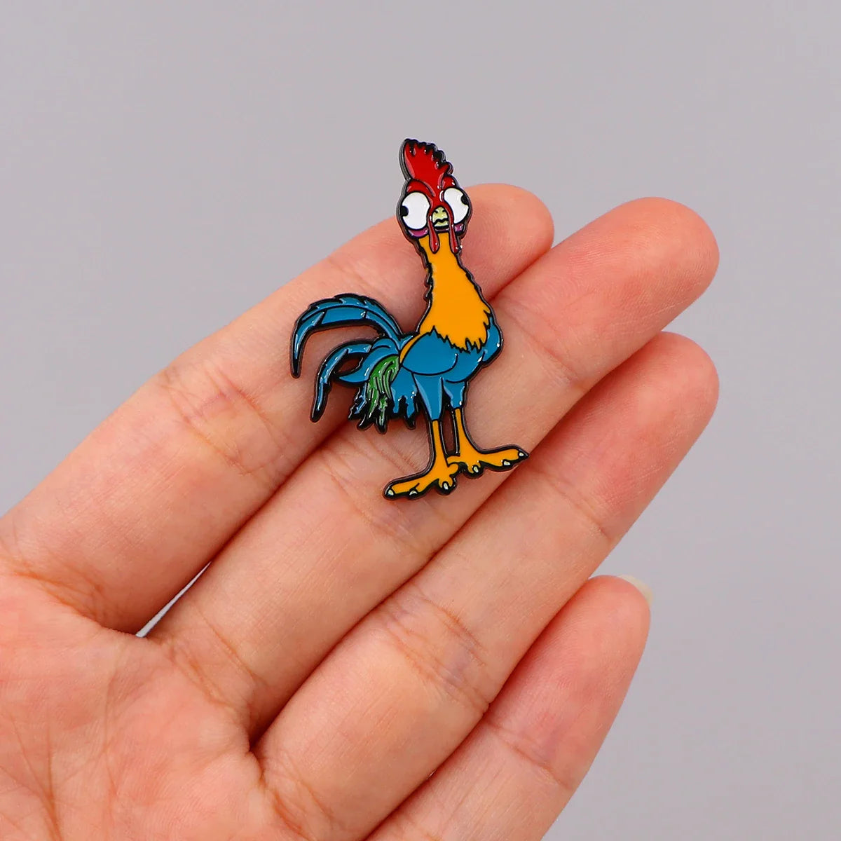 Cute Pig & Chicken Enamel Brooches — Lapel Pins for Women, Backpacks, Clothing & Accessories Gift