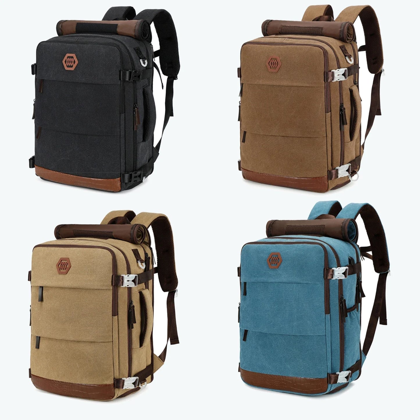15.6 Inch Waterproof Laptop Backpack - Large Capacity Travel Bag for Men and Women, Perfect for Business and University Use