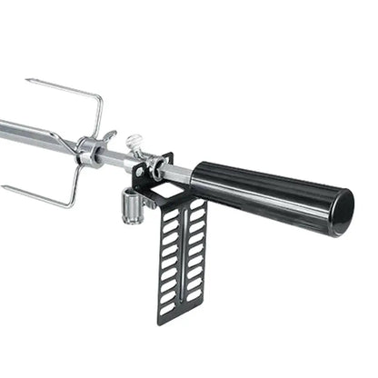 Electric BBQ Grill Spit Roaster – Outdoor Rotisserie Kit with 120cm Long Cable for Barbecue Grilling
