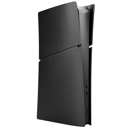 Black Replacement Faceplate for PS5 Slim – Digital & Optical Drive Version Protective Hard Shell Cover