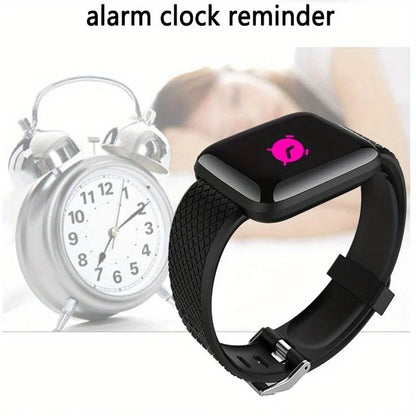 Smartwatch for Men & Women – Fitness Monitor, Message Alerts, Compatible with Xiaomi & Huawei, Perfect Birthday Gift