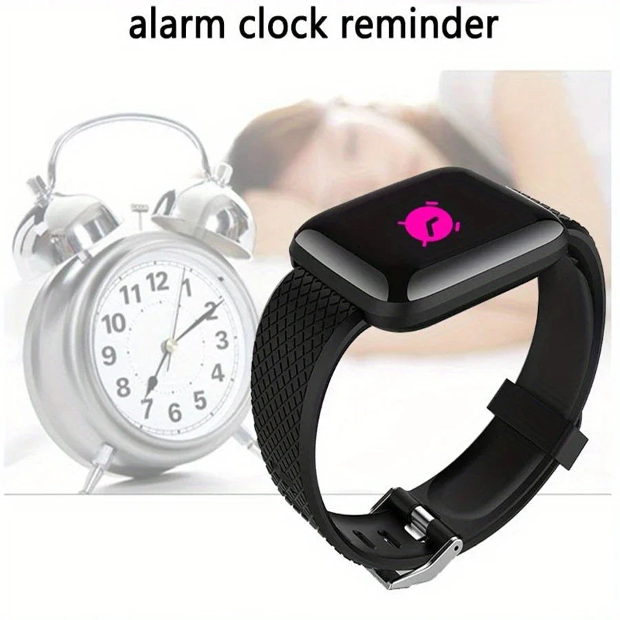 Smart Watch for Men & Women – Fitness Tracker Smartwatch with Message Notifications, Heart Rate Monitor, Electronic Wristwatch for Android & iOS, Birthday Gift Bracelet Style Watch