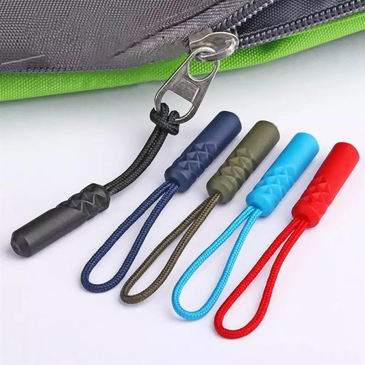 10pcs/set Colorful Zipper Puller End Tags: Replacement Clips for Fixing Broken Zippers on Suitcases, Tents, Backpacks, and More