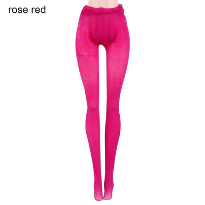 20 Styles 1/6 Doll Mini Fishnet Tights – Silk Stockings, Elastic Leggings, Panty Hose & Socks for 30cm Dolls