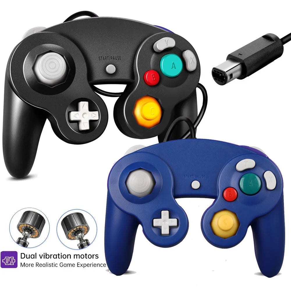 USB Wired Game Controller for Nintendo Switch, GameCube NGC/GC Port, PC – Switch Gaming Accessory