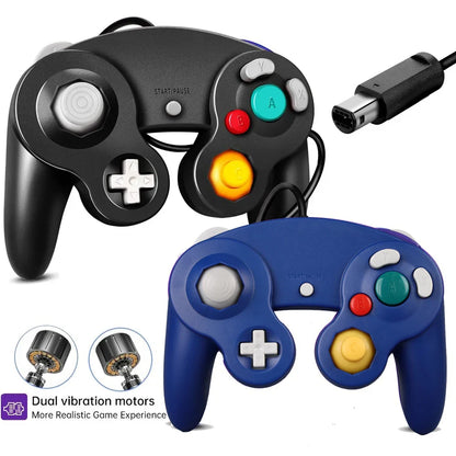 USB Wired Game Controller for Nintendo Switch, GameCube NGC/GC Port, PC – Switch Gaming Accessory
