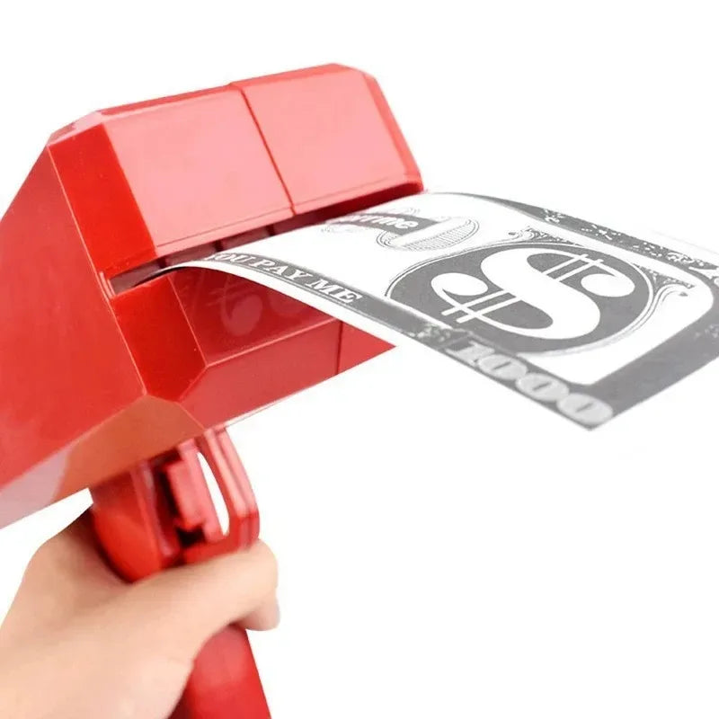 Money Shooting Gun Toy – Funny Party Game Pistol, Paper Banknote Shooter for Kids, Weddings, Birthdays & Party Fun