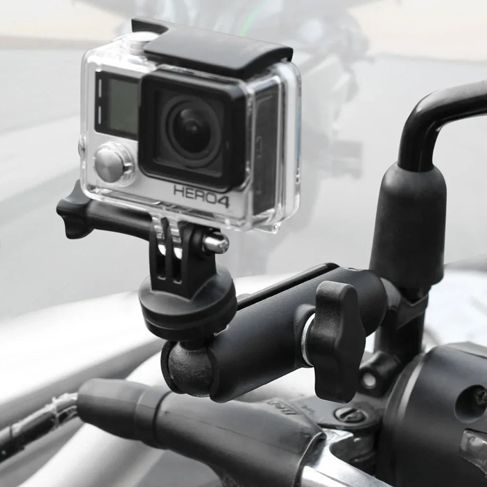 Motorcycle Action Camera Bracket Holder – Mount for BMW R1250GS, R1200GS, R NineT & Adventure Series Camera Mounting Accessories for Stable Recording