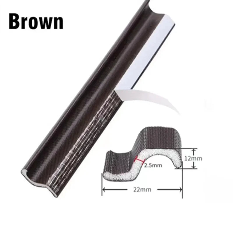 New 40M Acoustic Foam Window Sealing Strip – Soundproof S-Shaped Weather Stripping for Doors & Casement Windows