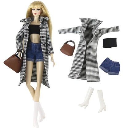 1:6 Scale Doll Clothes Set – Dress Outfit for 11.5-inch (30cm) Dolls, Multiple Styles for Girls’ Gifts