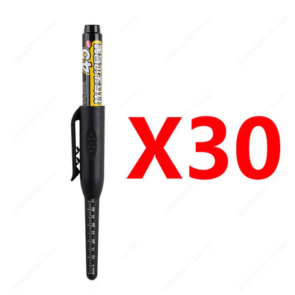 Carpenter Marker Pens — 45mm Long Nib Head, Hole Marker for Woodworking, 100-1PCS White/Black/Blue/Red Hand Tools