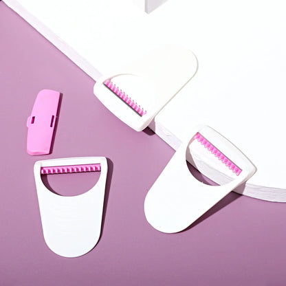 ALSHABAB 6PCS Disposable Razors for Women — Pink 1-Blade Manual Shaver for Body & Bikini Hair Removal