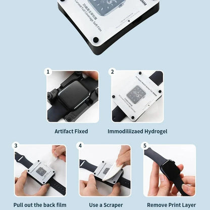 Easy Install Hydrogel Screen Protector for Apple Watch Ultra 2/9/8/7/SE – 49mm, 45mm, 44mm, 42mm, 41mm, 38mm, 10, 46mm