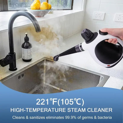 KOITAT Handheld Steam Cleaner – Multipurpose Portable Steamer for Home with 10-Piece Accessory Kit