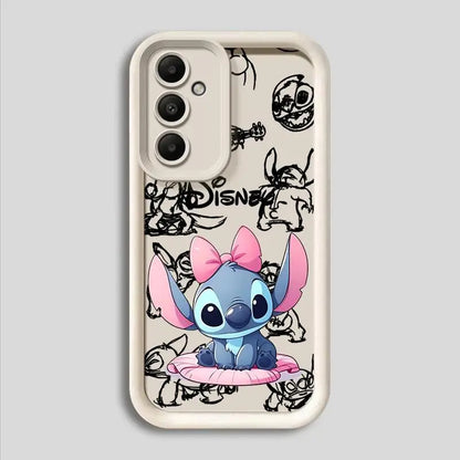 Disney Stitch TPU Silicone Phone Case — Soft Cartoon Cover for Samsung Galaxy A15/A25/A35/A52/A52s/A53/A54/A55/A71/A72/A73 5G