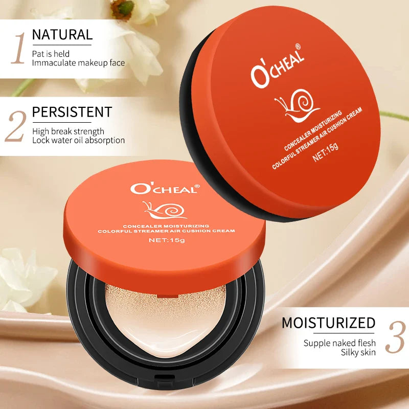 OCHEAL Whitening BB Cream – Face Foundation Concealer & Air Cushion Makeup for Girls, Original Facial Beauty Cream