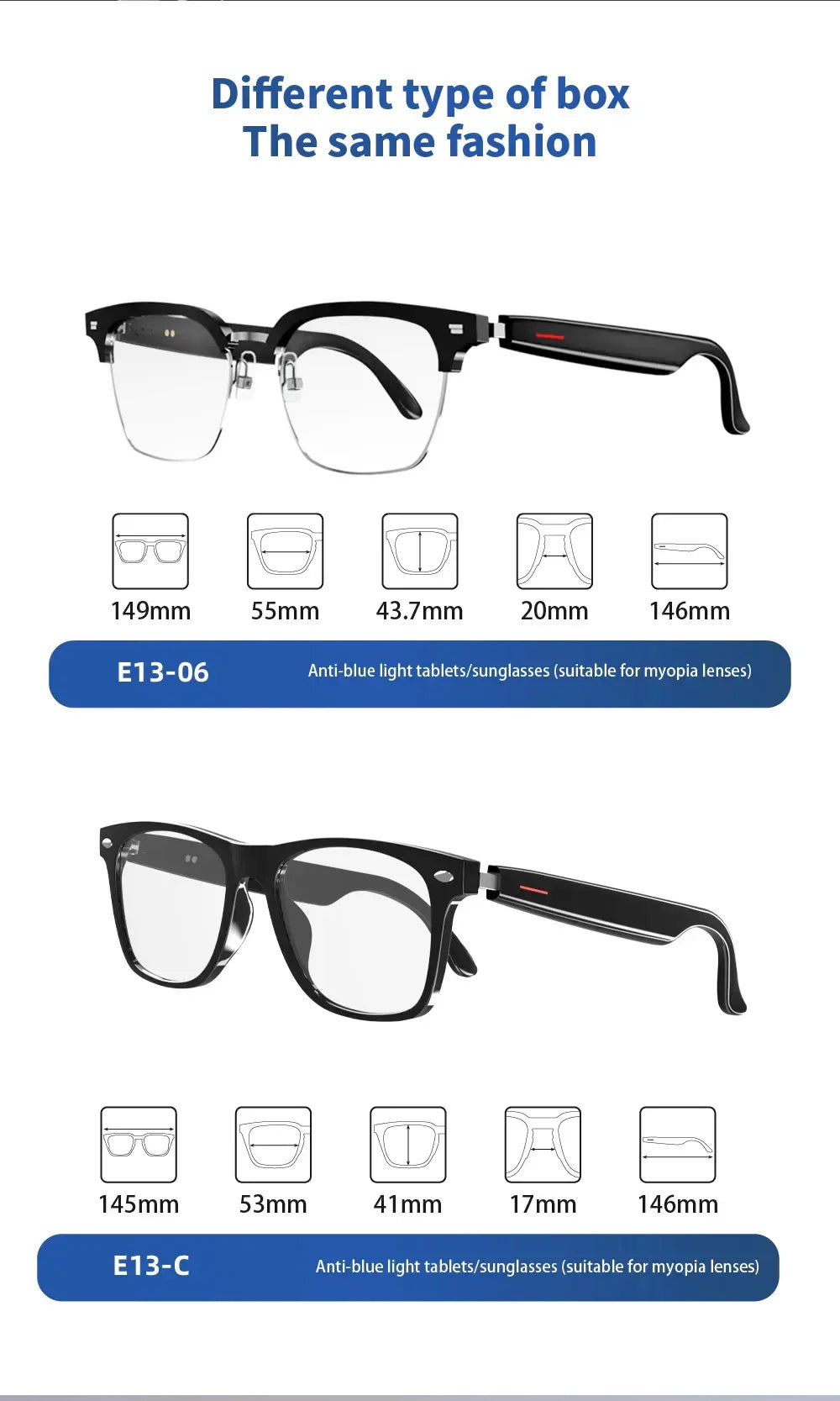 Hiwego Smart Music Sunglasses with Bluetooth Earphones – Wireless HIFI Headset for Driving & Hands-Free Calls