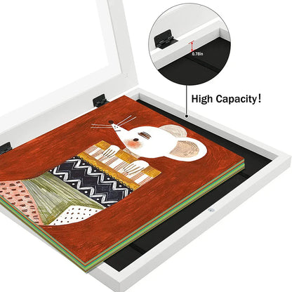 Kids Art Frames – Magnetic Front Open Display for Posters, Photos, Drawings, and Paintings, Home Decor Frametory