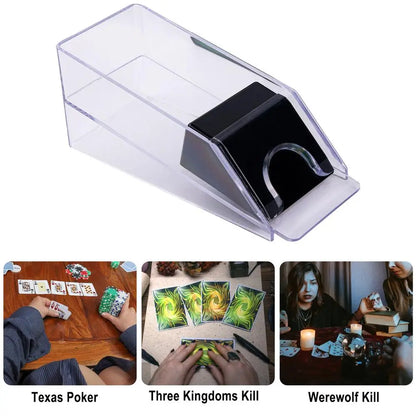 4/6-Deck Blackjack Shoe – Reusable Card Dealing Dispenser for Casino Games, Home Parties & Clubs